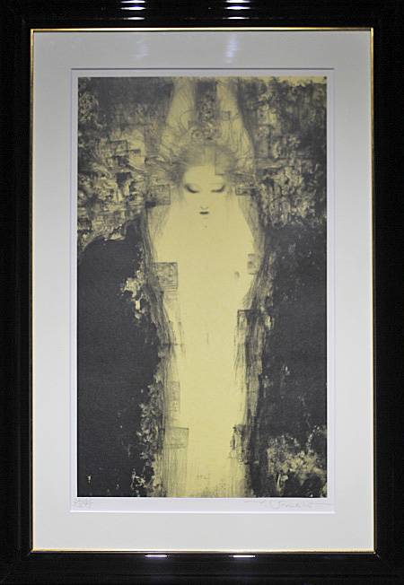 絵画 リトグラフ AMANO作 金魚 絵画 リトグラフ AMANO作 金魚