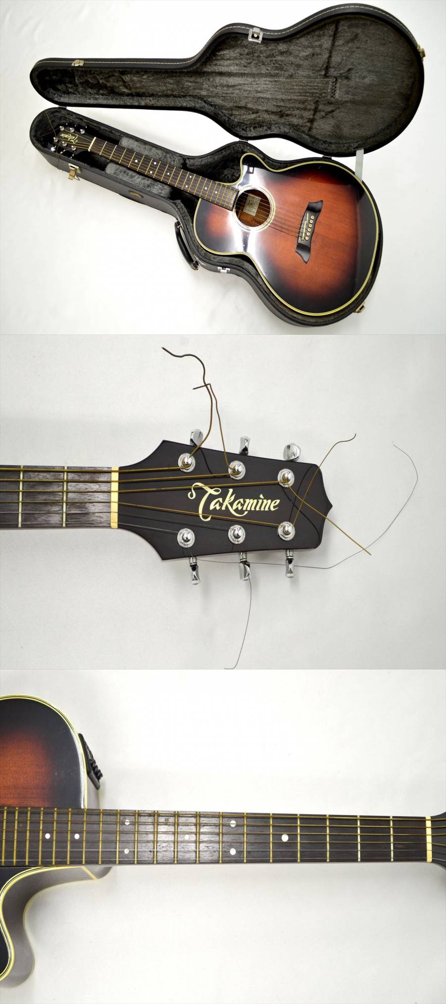 KM601○現状品○Takamine タカミネ PT-106 エレアコ アコースティックギター ハードケース付き  動作未確認/ジャンク扱い－日本代購代Bid第一推介「Funbid」