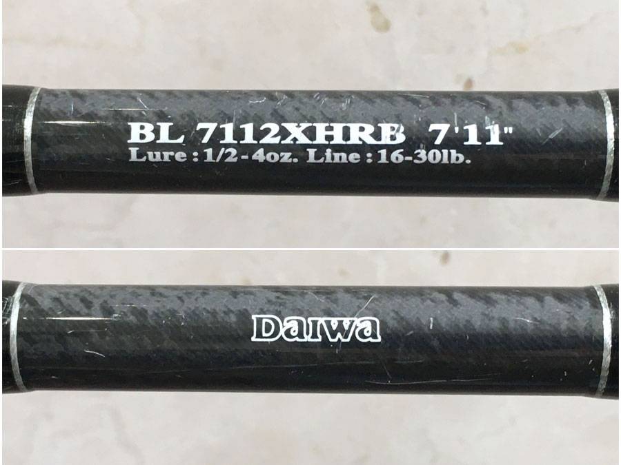 ダイワ ブラックレーベル BL 7112XHRB ダイワブラックレーベル 7112XHRB - 【バス・トラウト・ソルトの
